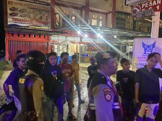 Polres Kuansing Gelar Patroli KRYD Jaga Kamtibmas Dalam Rangka Cooling System Pemilu Damai 2024